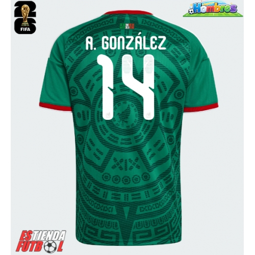 México Armando Gonzalez #14 Primera Equipación Mundial 2026 Manga Corta
